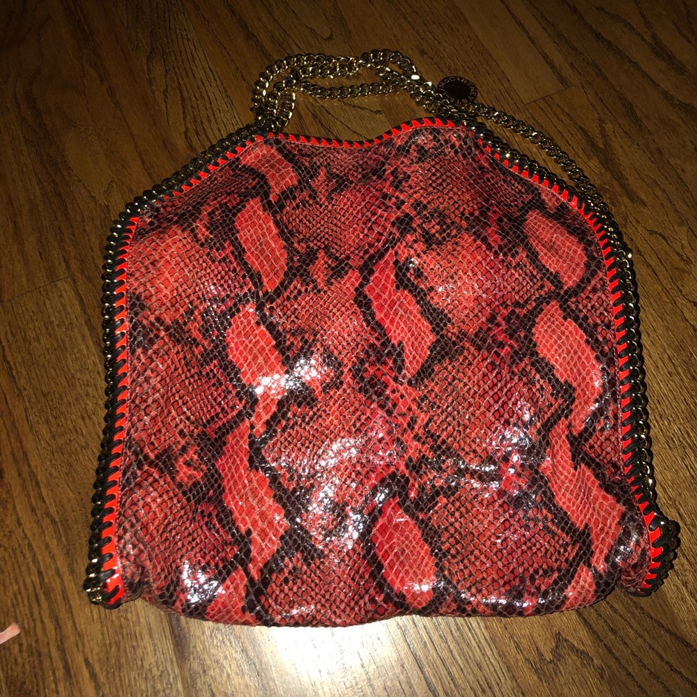 Stella McCartney snake skin bag